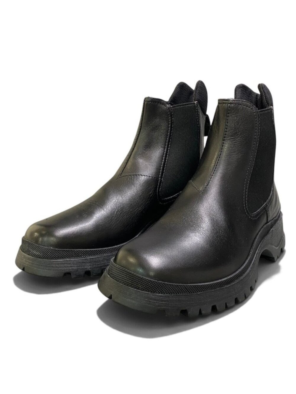 Prada I1 Sport Side Gore Boots Leather Black